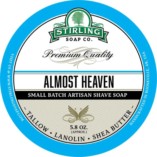 Stirling Soap Co. Almost Heaven Shave Soap Jar 5.8 oz