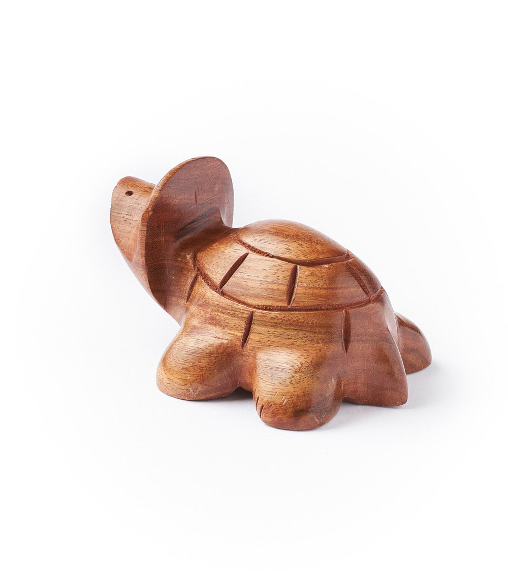 Turtle Eyeglasses Holder/Stand - Hand Carved Indian Rosewood - Osadia Concept Store