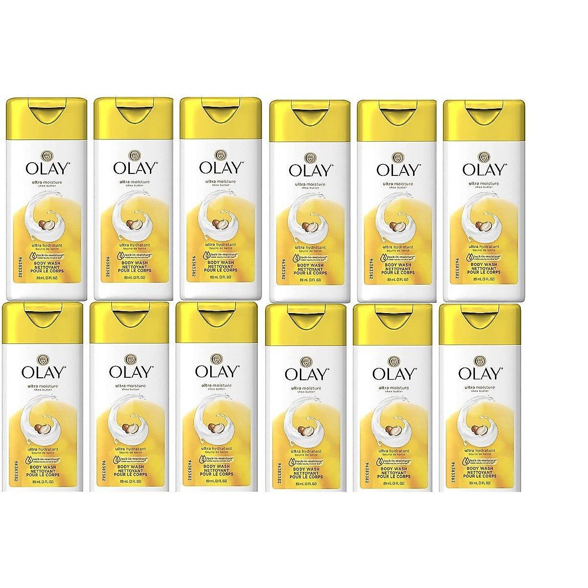 Olay Body Wash, Shea Butter, Ultra Moisture 3 Fl Oz