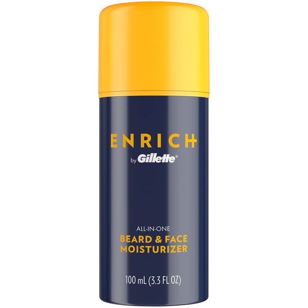 Enrich Gillette Men's All-in-One Beard & Face Moisturizer - 3.3 Fl Oz
