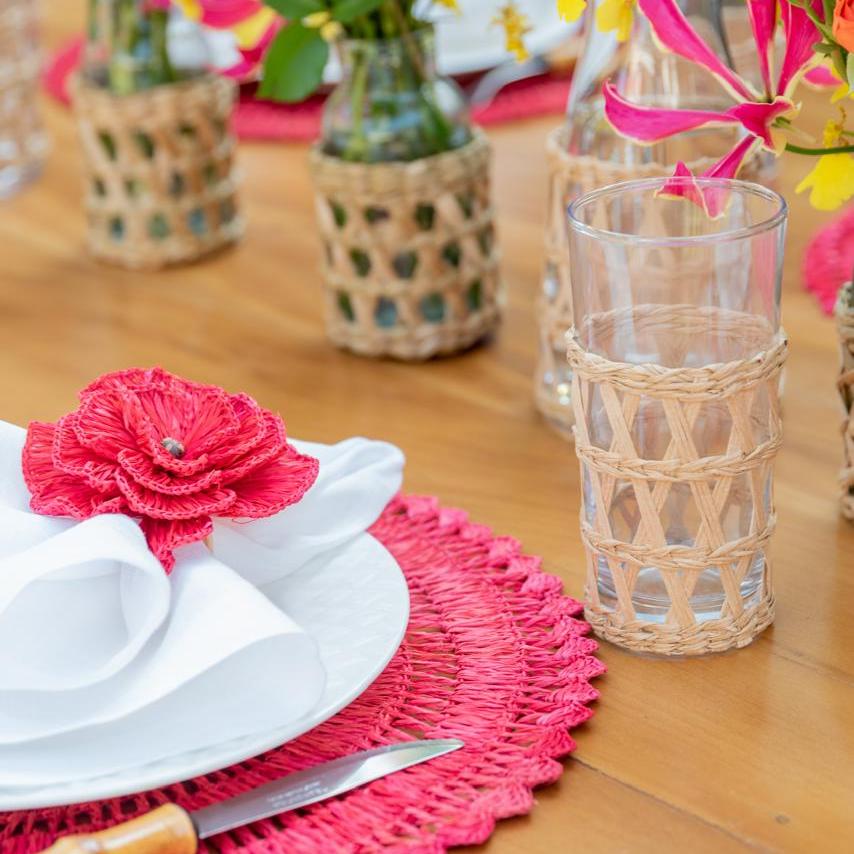 S/4 Buriti Flower Napkin Ring