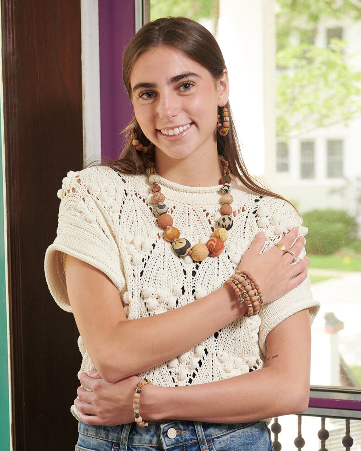 Kantha Desertscape Necklace