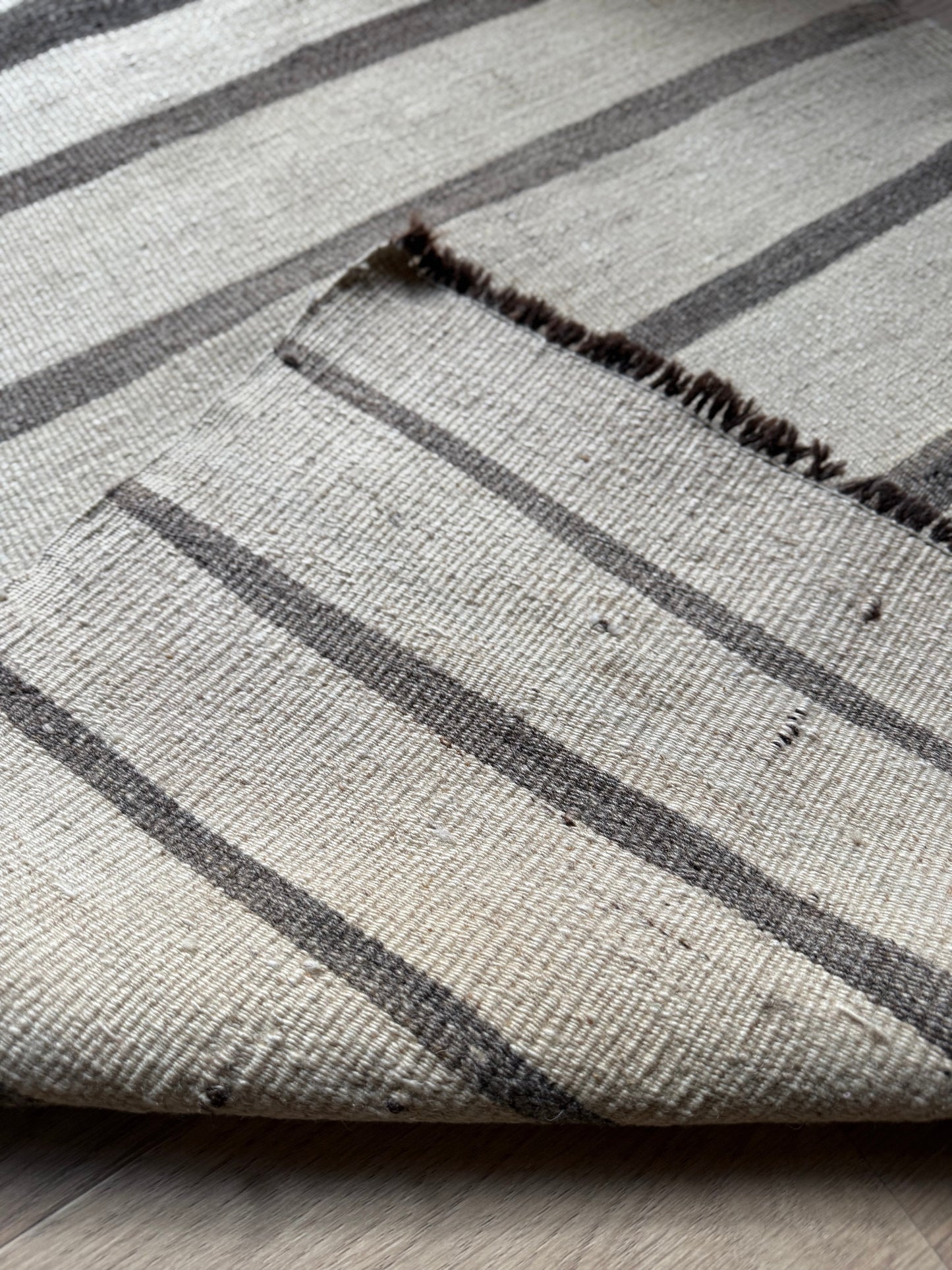 No. 411 Vintage Goat Hair Kilim 32” x 48”