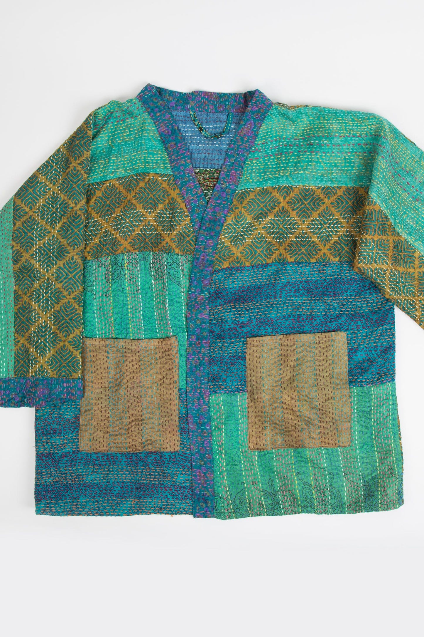 Patchwork Sari Topper