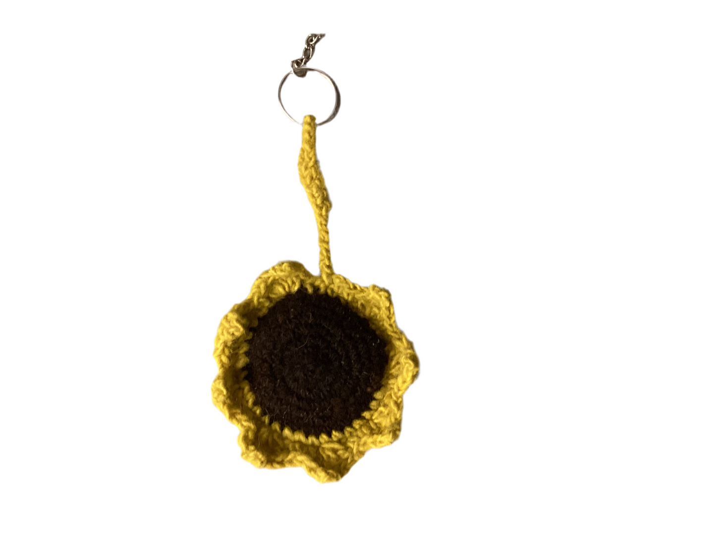 Crochet Sunflower keychain