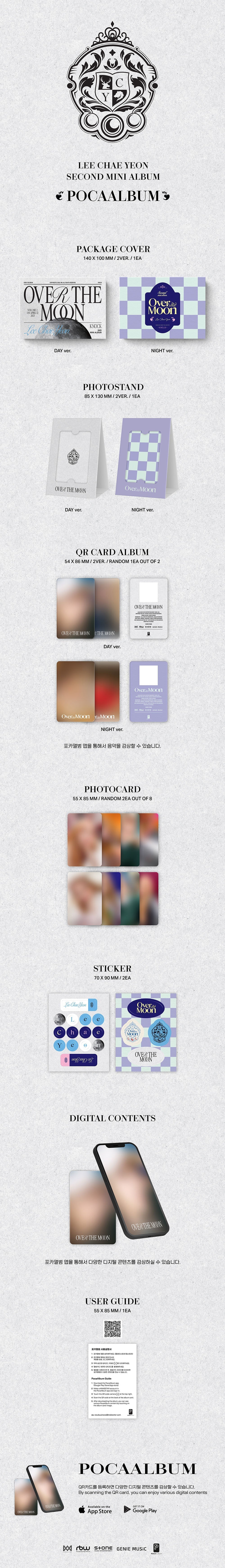 Lee Chaeyeon  2nd Mini Poca Album - Over The Moon