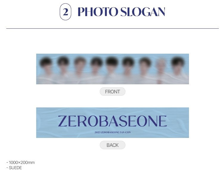 Zerobaseone Official MD - 2023 Fan Con