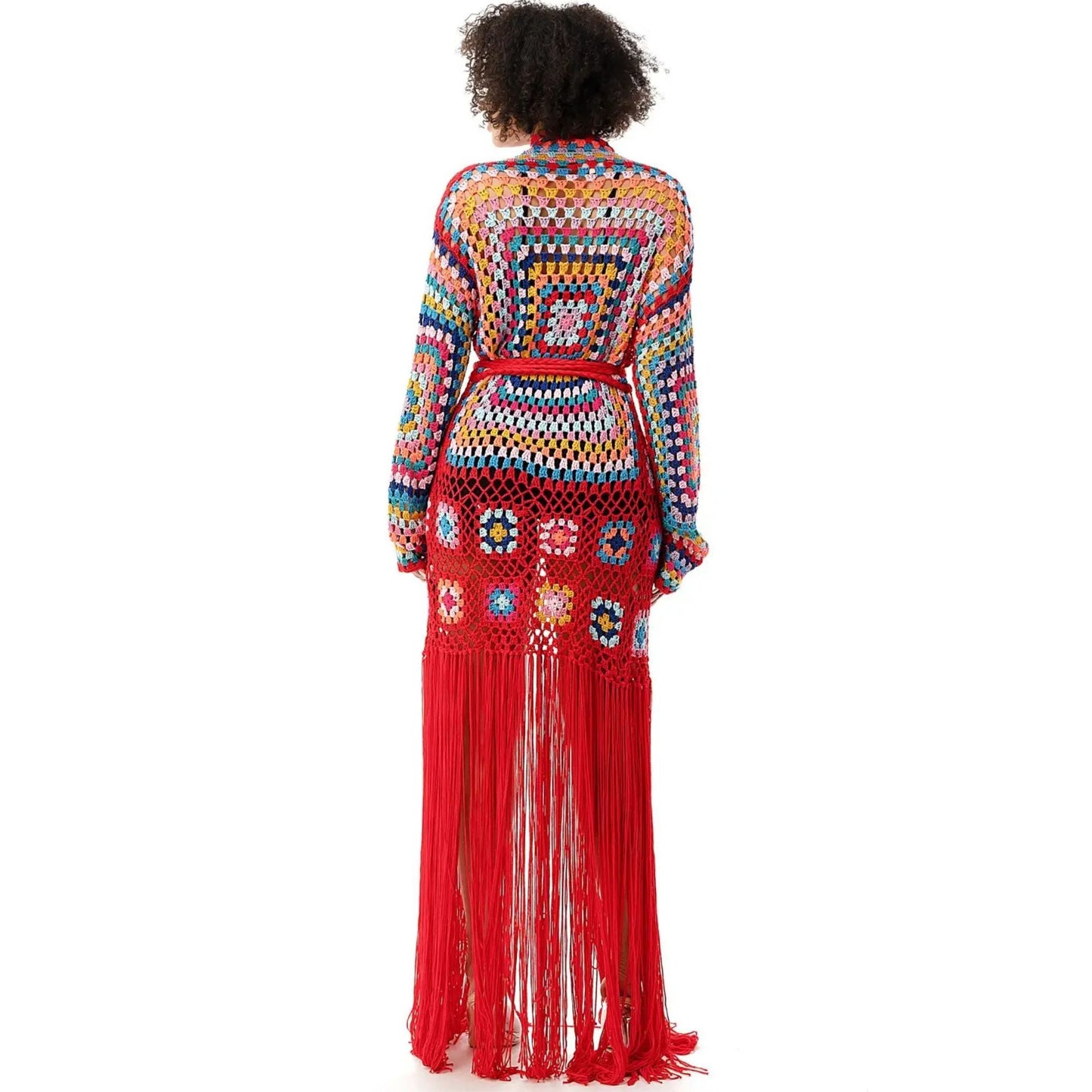 Limited Edition: Woodstock Dreams Boho Crochet Fringe Kimono