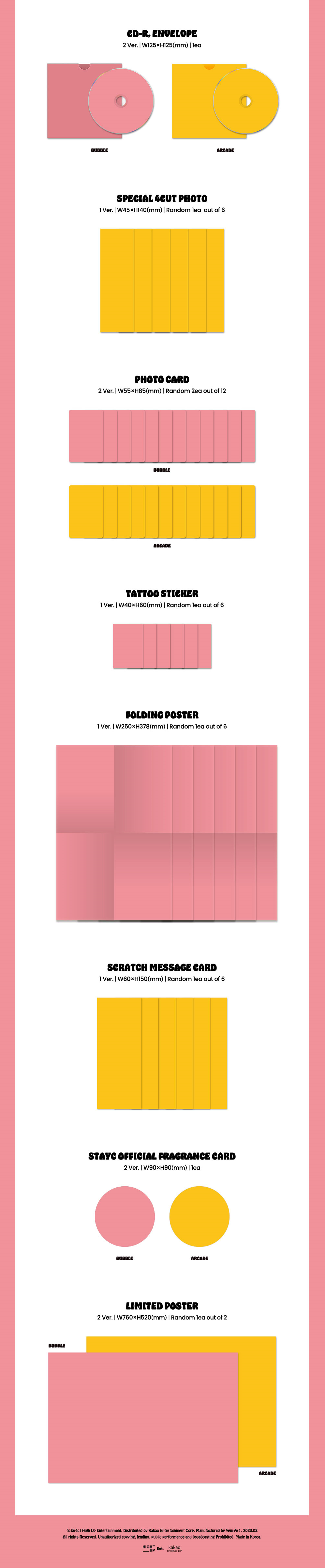 Stayc 3rd Mini Album  - Teenfresh