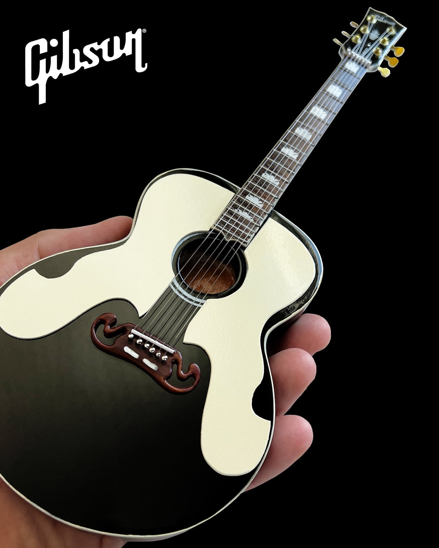The Everly Brothers Gibson SJ-200 Signature Ebony Mini Guitar Model - Osadia Concept Store