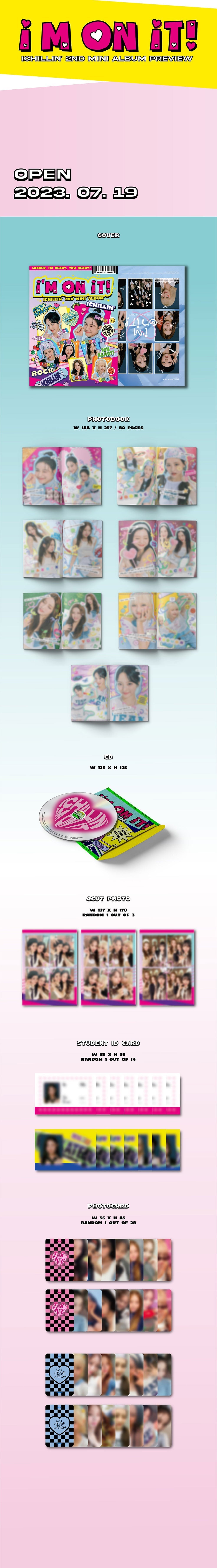 Ichillin' 2nd Mini Album - I'M On It (Standard Ver.)