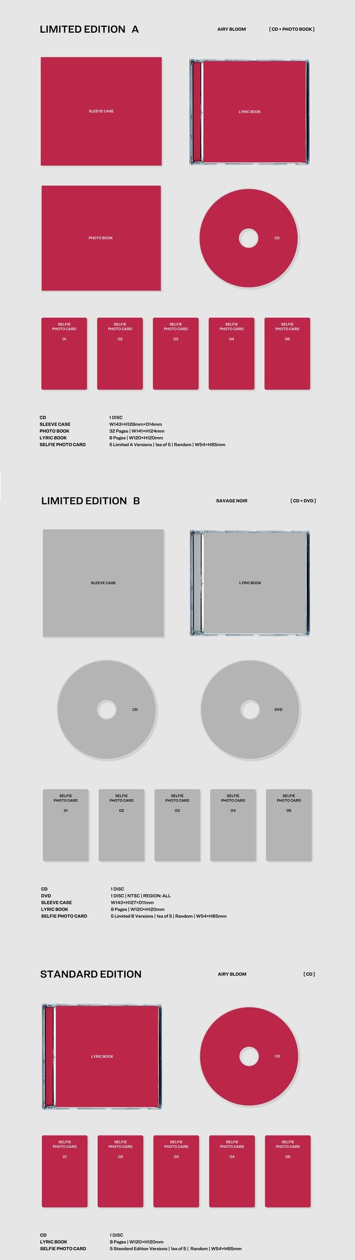 LE SSERAFIM 2nd Japan Single Album - Unforgiven