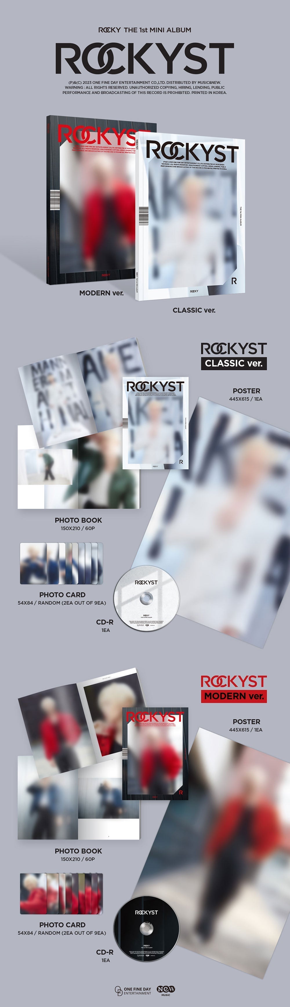 Rocky 1st Mini Album - Rockyst - Osadia Concept Store