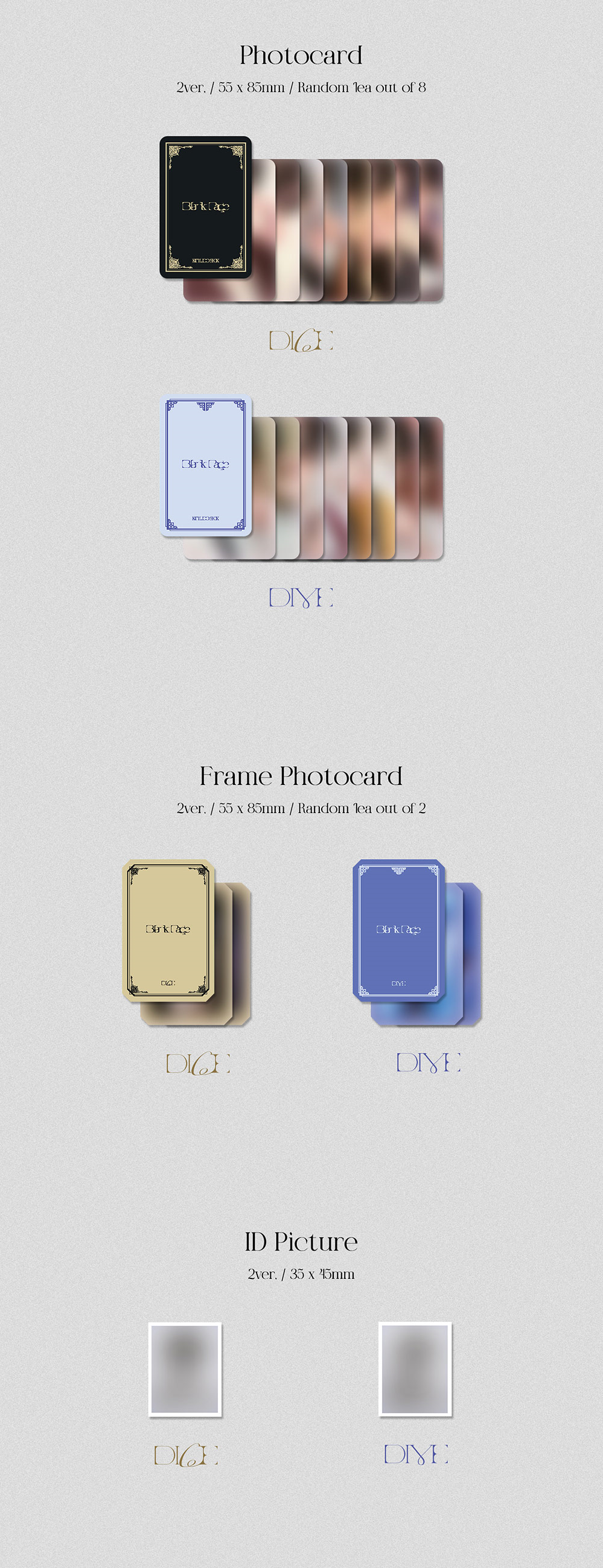 Kim Woo Seok  4th Mini Album - Blank Page