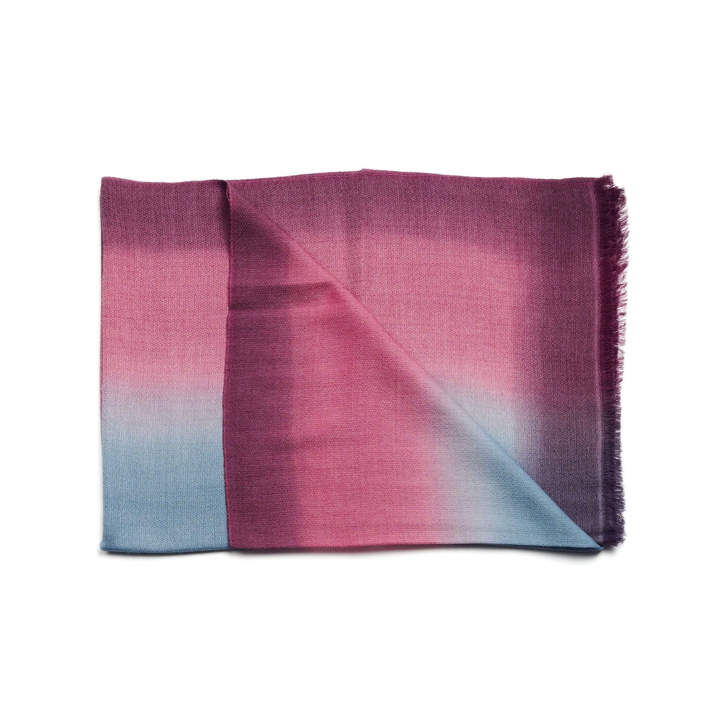 Iris Mink Cashmere Merino Handwoven Scarf