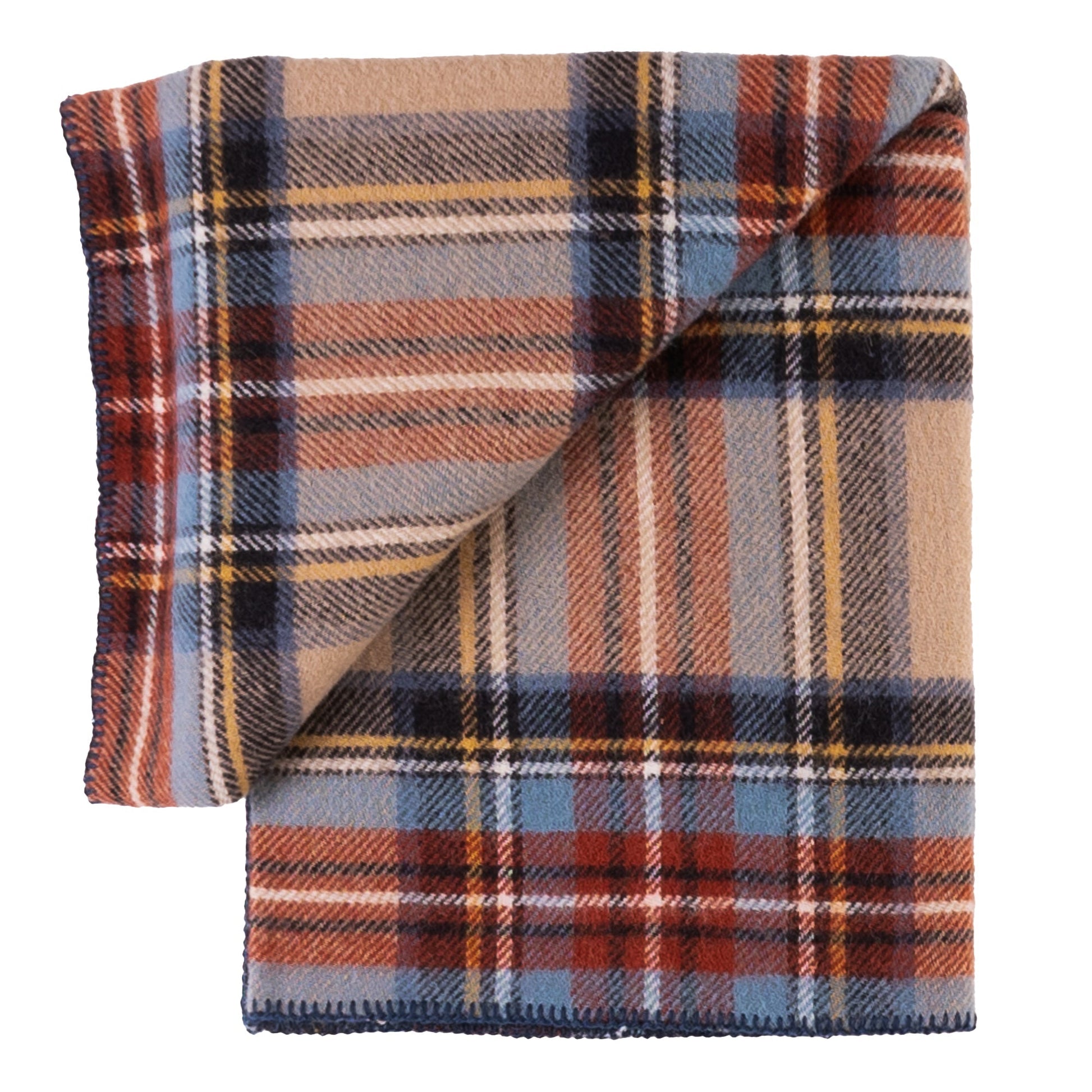 Highland Tweeds BIG Throw ~ Antique Dress Stewart ~ - Osadia Concept Store