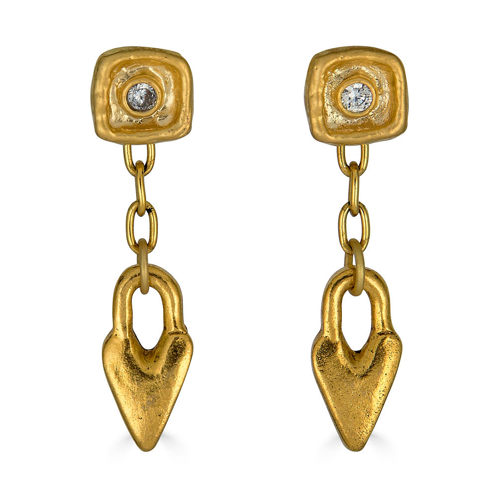 Delicate Heart Earrings