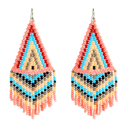 Bubble Gum Embera Earrings