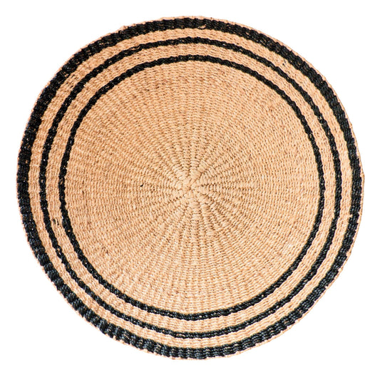 Natural + Black Wall Baskets, Large