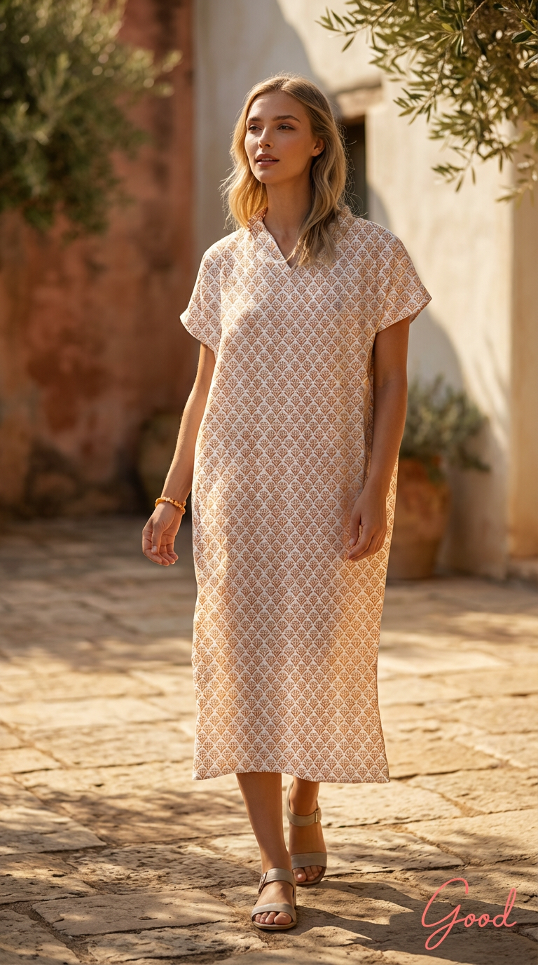 Scout Caftan - Sunflower in Desert Flower