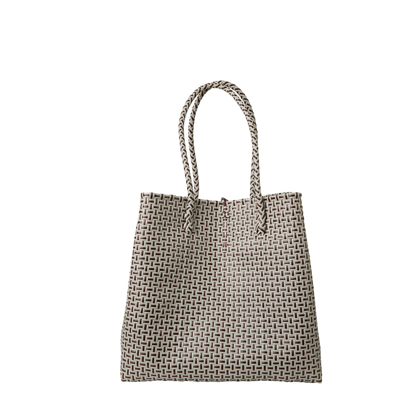 The Maxi Ella Handwoven Tote  · Recycled Plastic