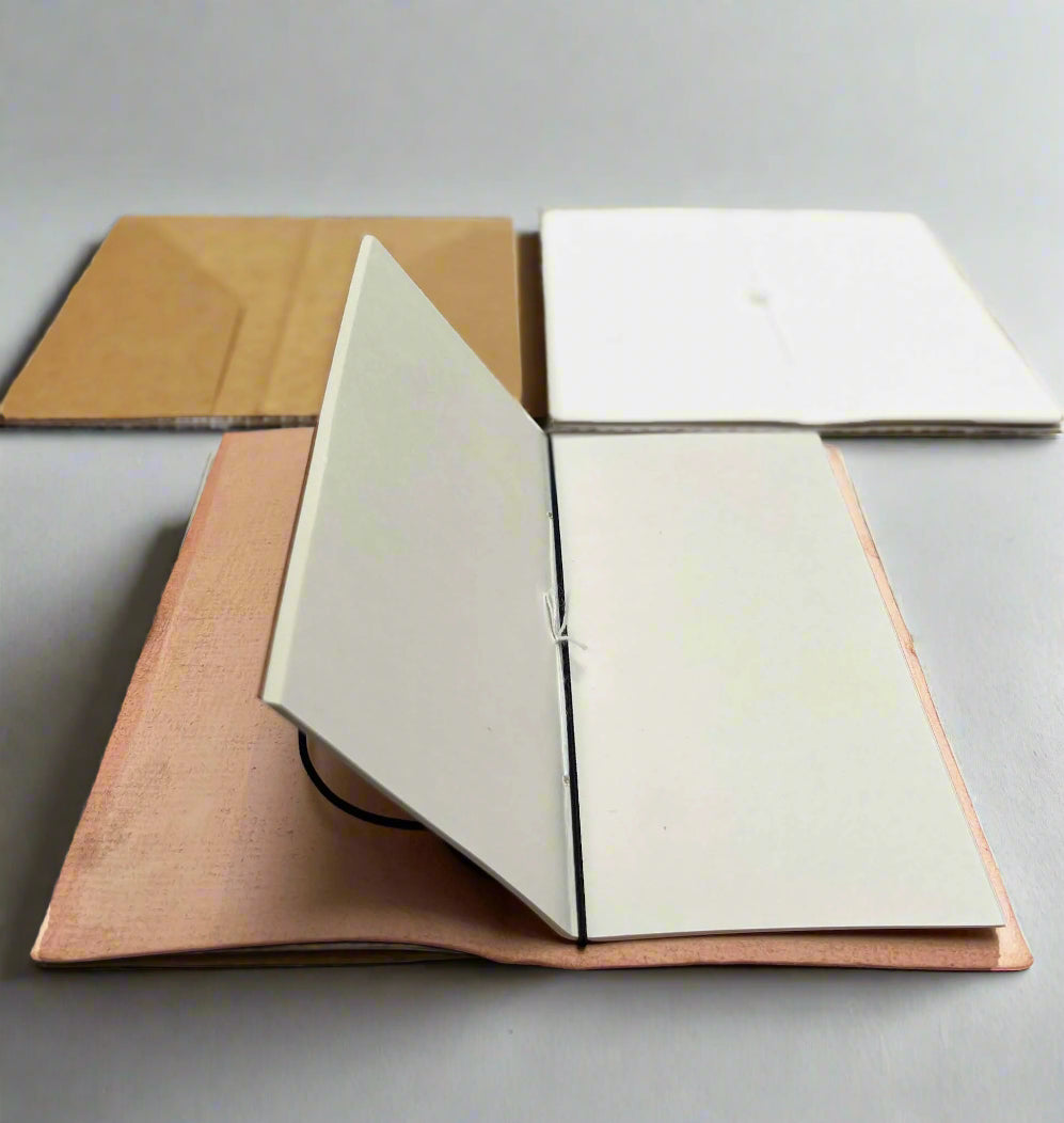 Debossed Refillable Leather Traveler's Notebook