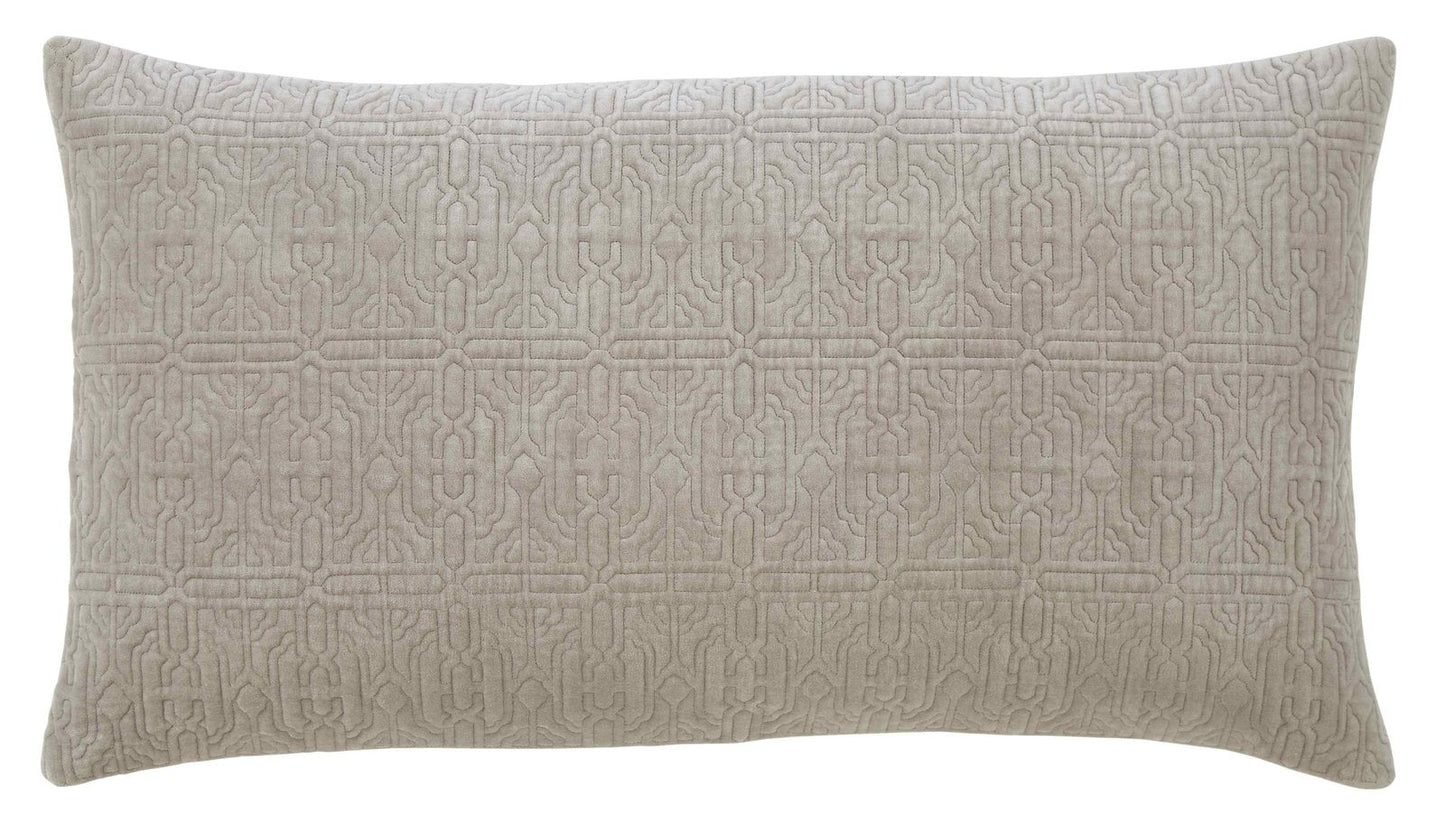 Duke Geometric Cotton Velvet Quilt Sham - Clearance