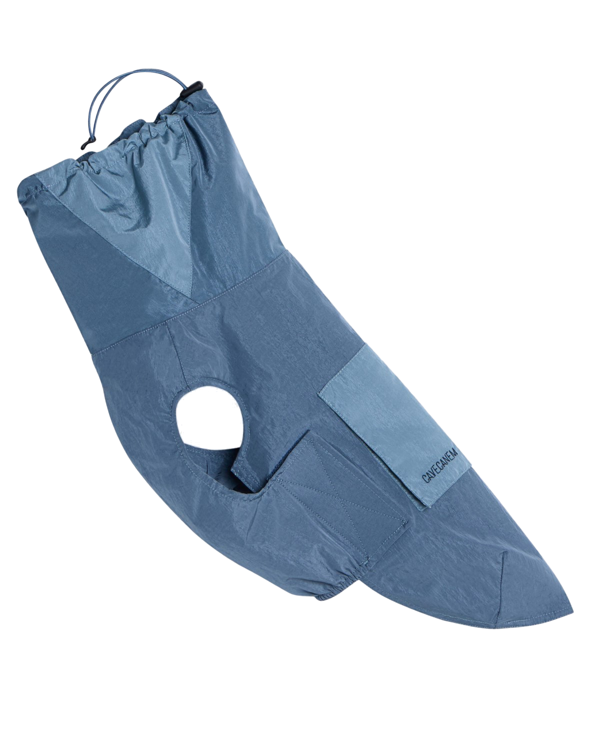 The Ventus | Reflective Waterproof Dog Raincoat | Slate Blue
