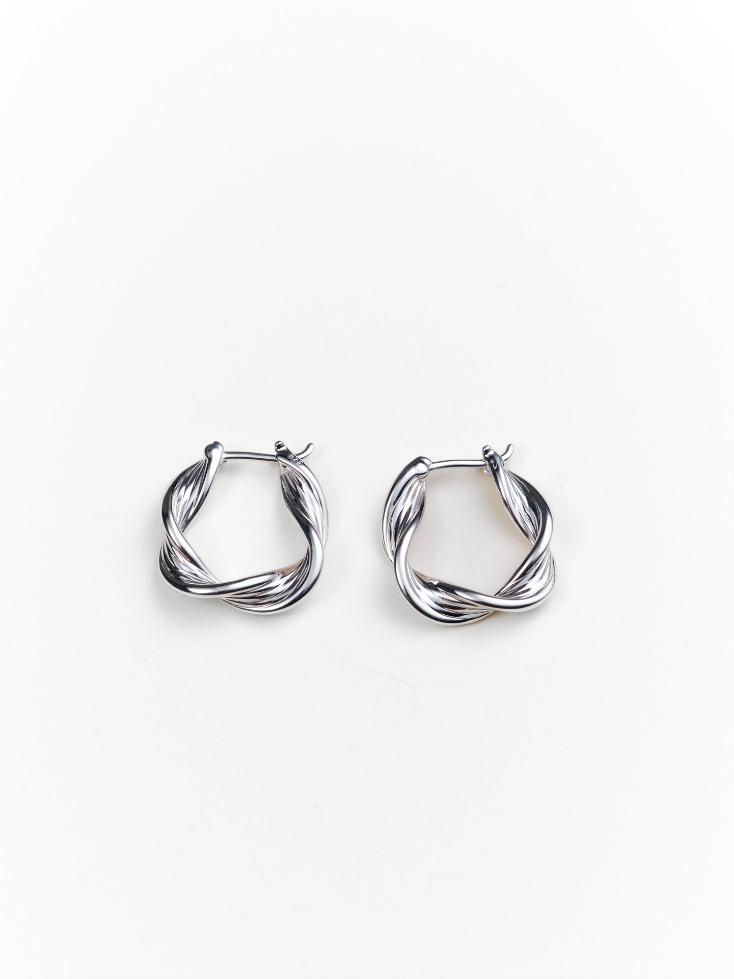 Sunny Twisted Hoops