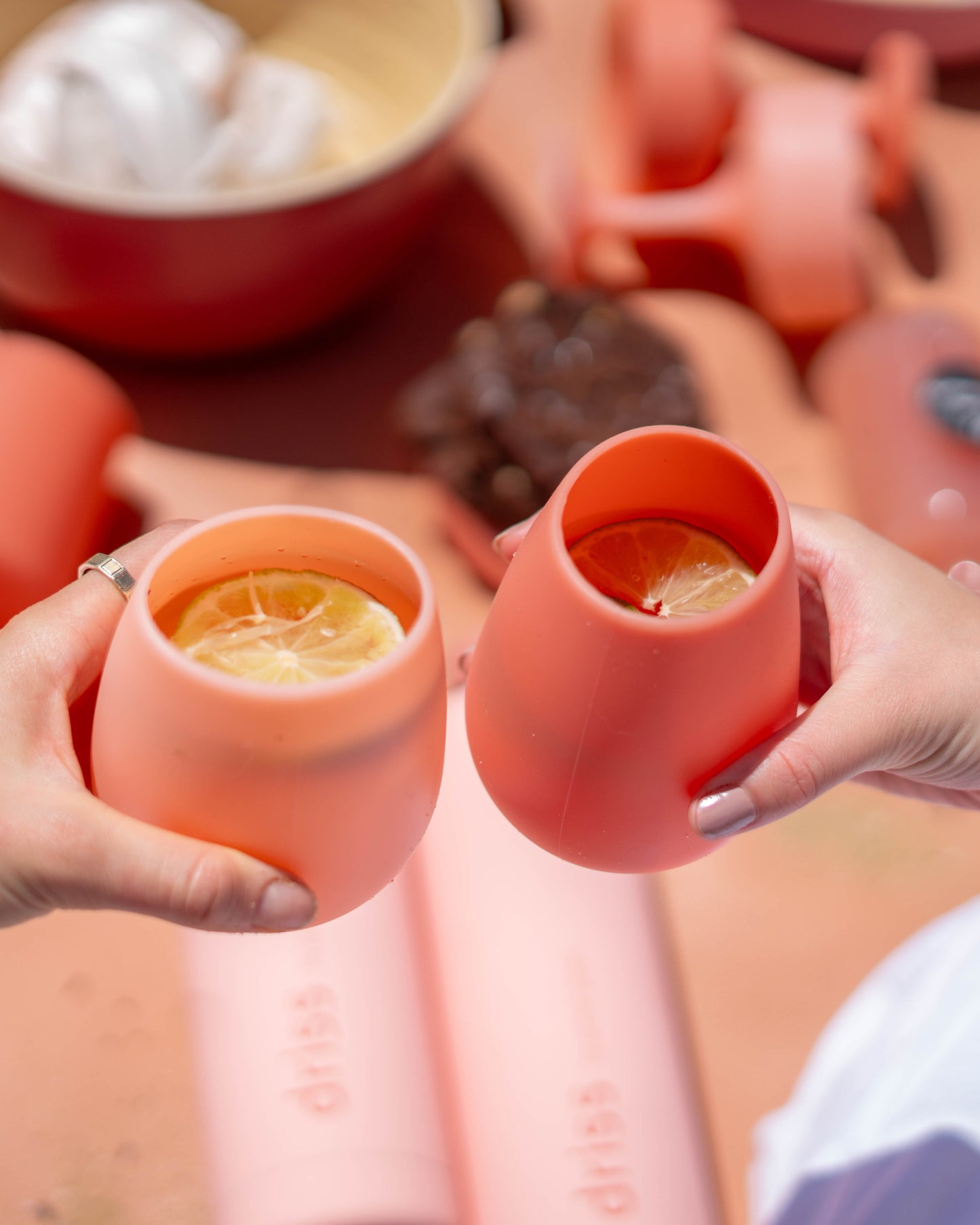 Terra + Peach | Fegg | Silicone Unbreakable Glasses