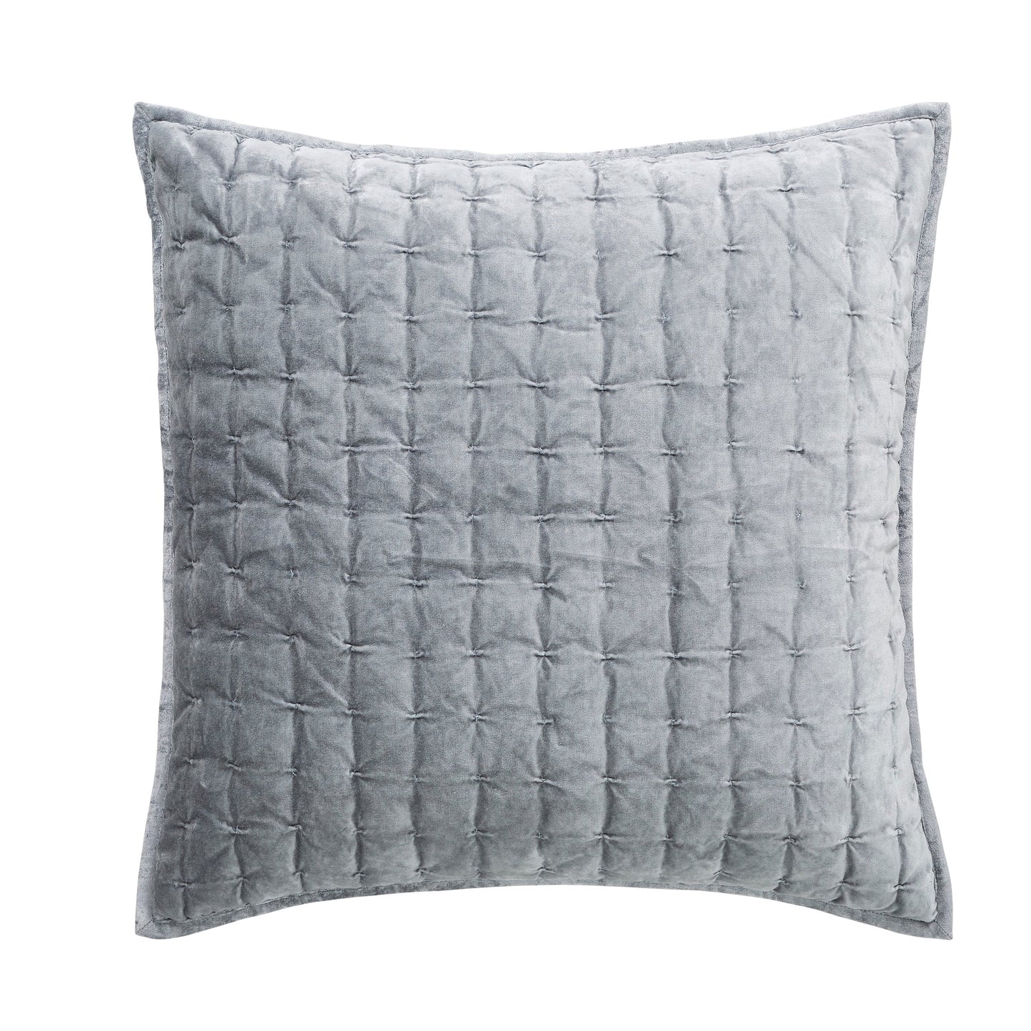 Luna Hand Pinched Velvet Quilt Sham - Clearance