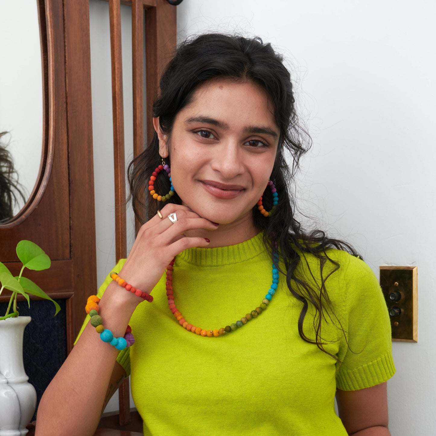 Kantha Prism Necklace