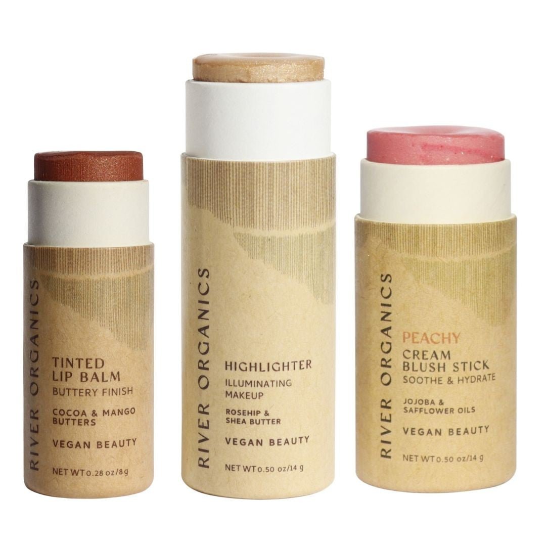 Lip + Highlighter + Blush Set