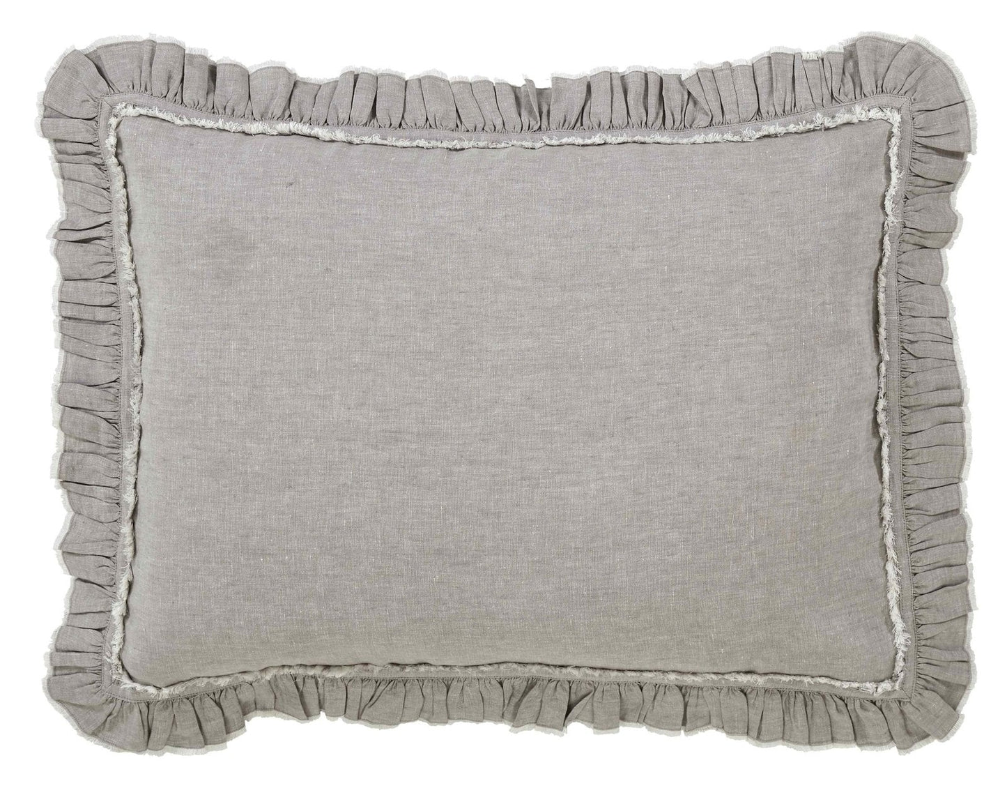 Ruffle European Linen Duvet Sham