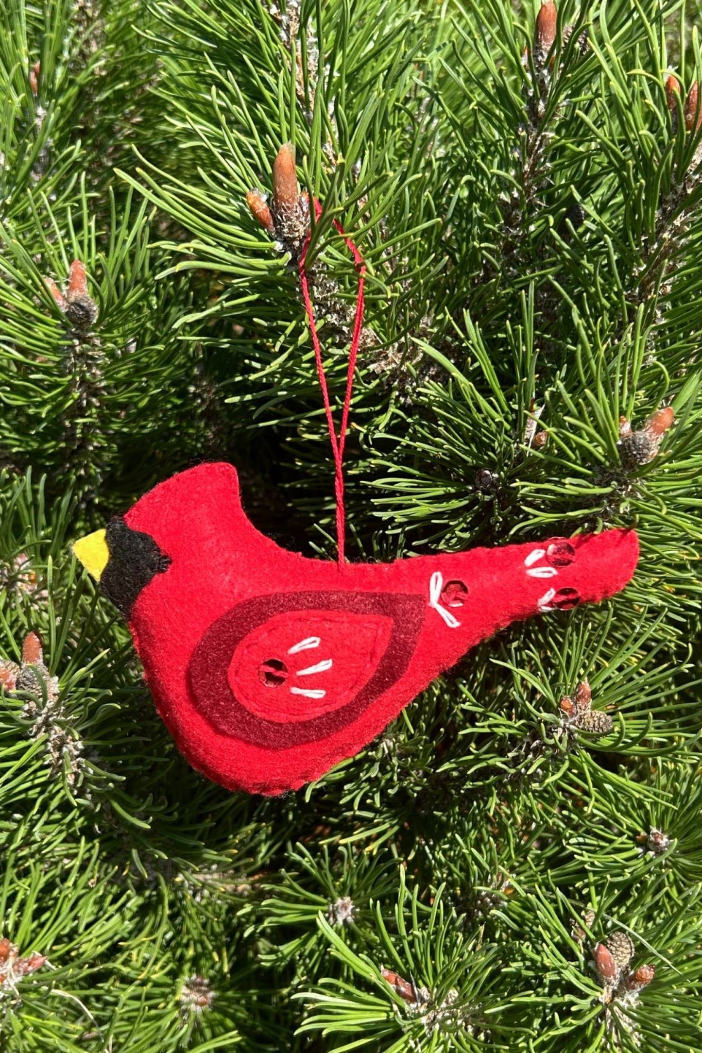 Cardinal Ornament Set