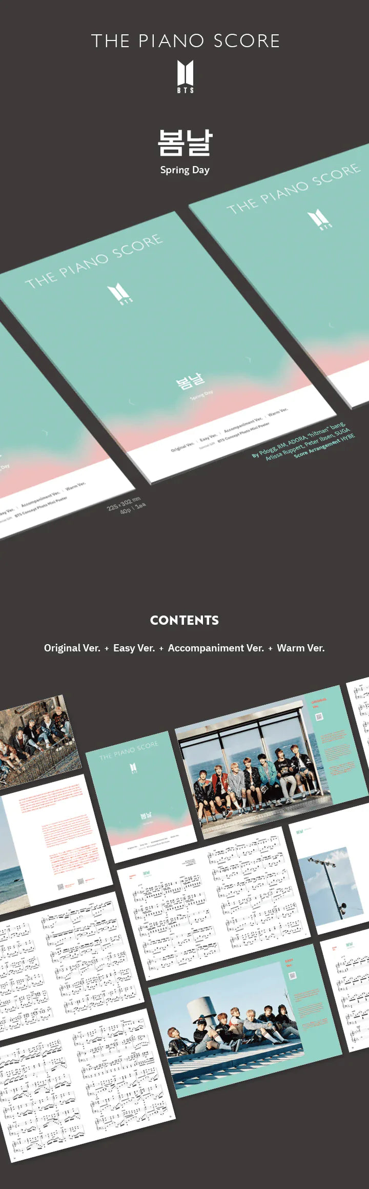 BTS - The Piano Score : Spring Day