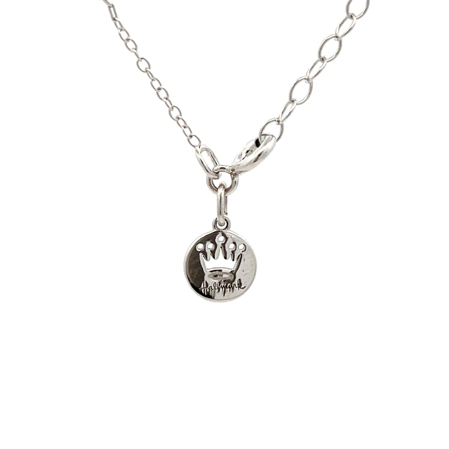 .08ct Black Diamond Animal Pendant Sterling Silver