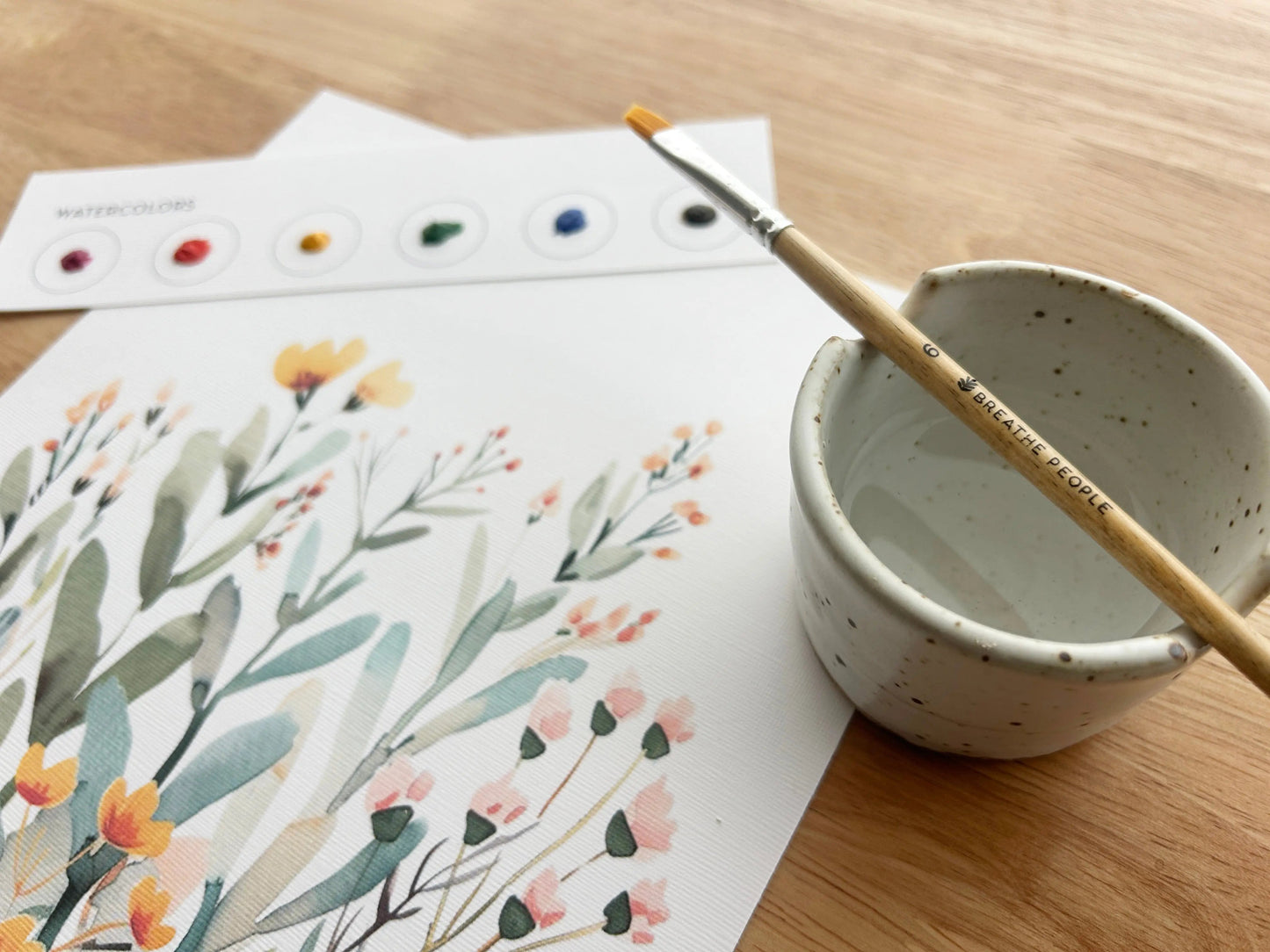 Desert Bloom All-In-One Watercolor Kit – Beginner Mindful Painting Set