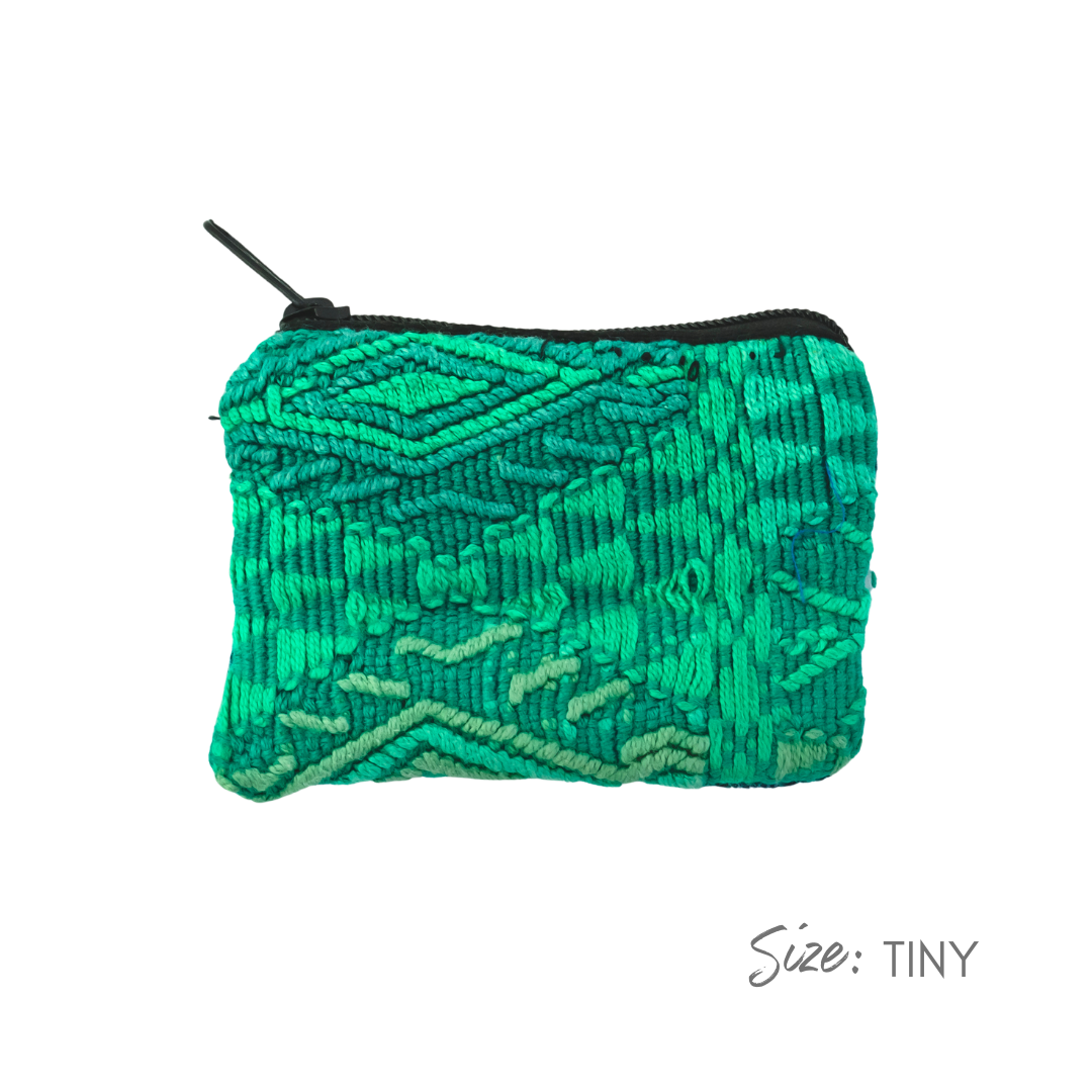 Maya Up-cycled Huipil Cosmetic One-of-a-Kind Bag - Guatemala - Osadia Concept Store