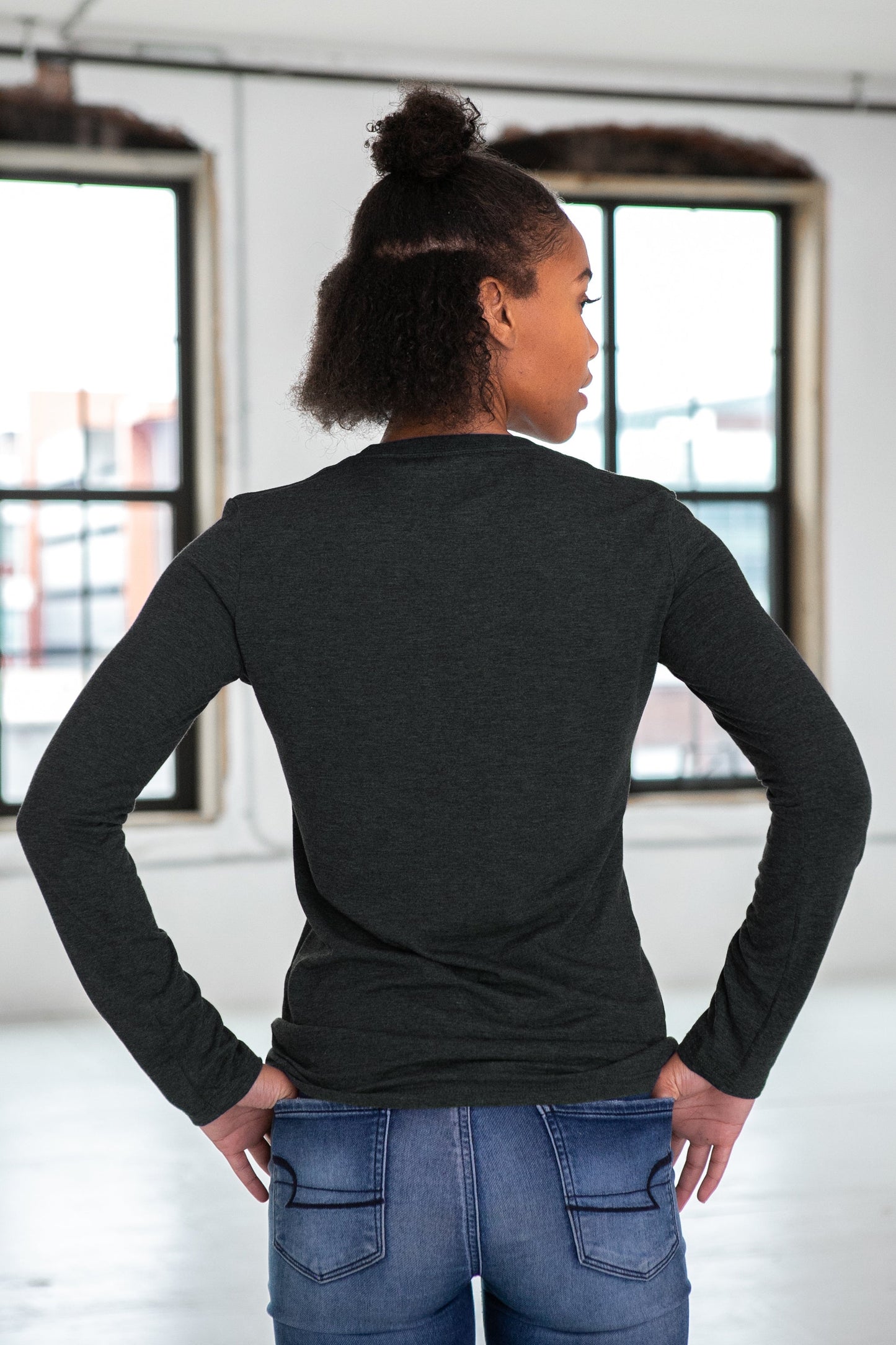 Ladies Eco-Triblend Long Sleeve Tee - Osadia Concept Store