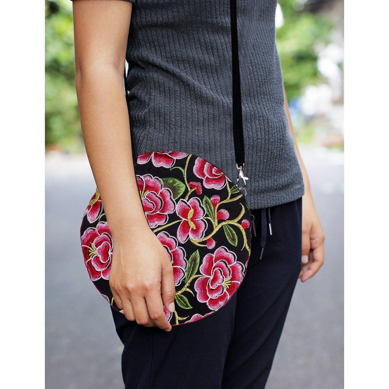 Crossbody Flor Canteen Bag | Clutch - Thailand