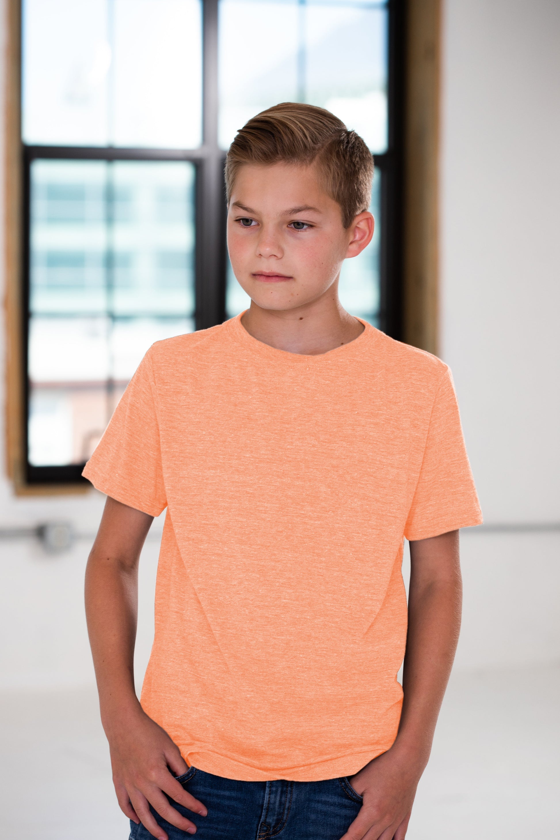 Youth Eco-Triblend Short Sleeve Tee (Fashion Colors) - Osadia Concept Store