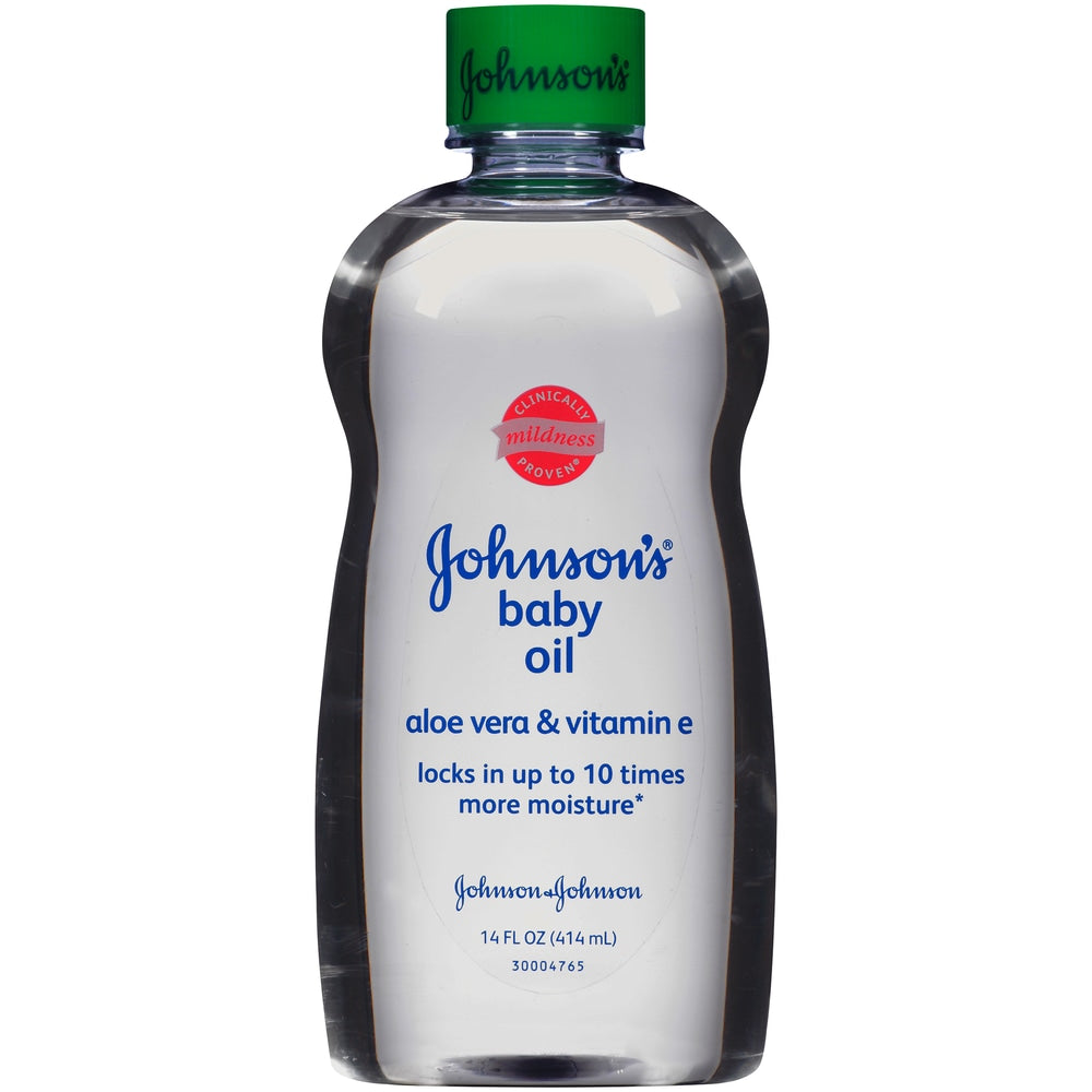 Johnson's Baby Oil With Aloe Vera & Vitamin E - 14 Fl Oz