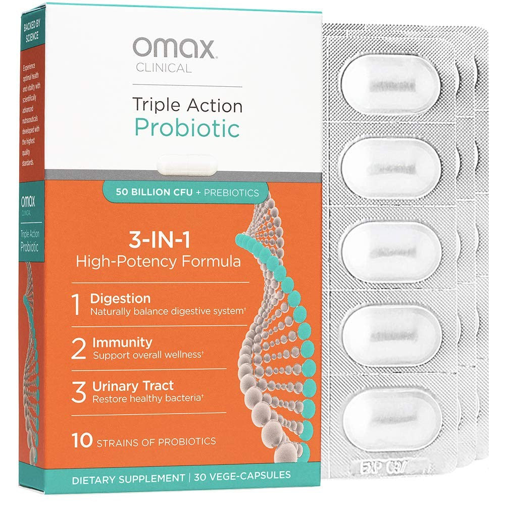 Omax3 Omax Synbiotic Probiotic Prebiotic Inulin Chicory Root Fiber