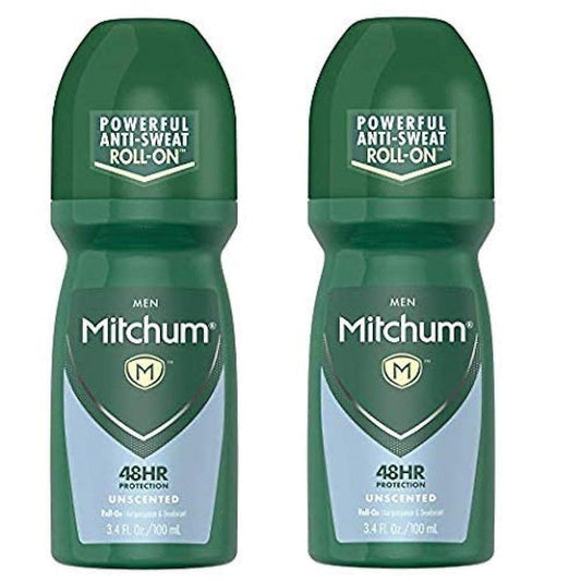 Mitchum Men Advanced Control Invisible Roll-On Antiperspirant & Deodorant 3.4 Fl Oz, Unscented