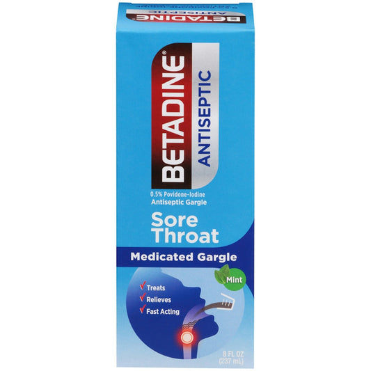 Betadine Antiseptic Sore Throat Gargle Mint