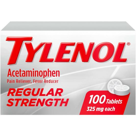 Tylenol Pain Reliever/Fever Reducer, Regular Strength, 325 Mg, Tablets