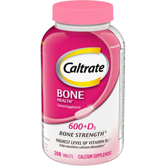 Caltrate 600+D3 Calcium And Vitamin D Supplement Tablets