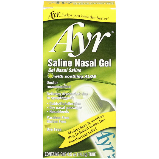 Ayr Saline Nasal Gel, With Soothing Aloe