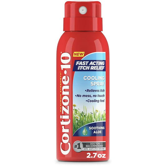 Cortizone 10 Soothing Aloe Cooling Spray 2.7 Oz